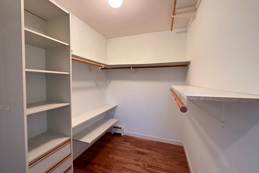 Master bedroom closet