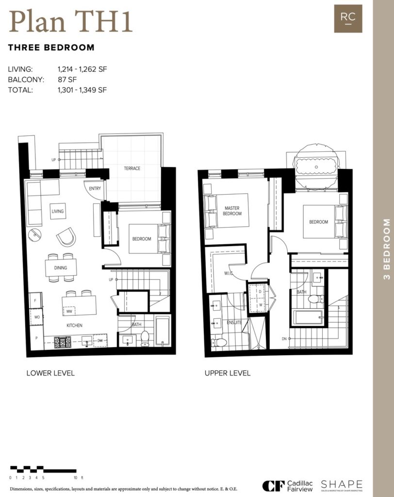Brand New 3BR 3BA Townhouse at CF Richmond Centre with 2 EV Parking 列治文中心CF核心地段全新三睡房三衛聯排帶雙充電車位近天車站學區房 | Selling & Managing Vancouver Real Estate